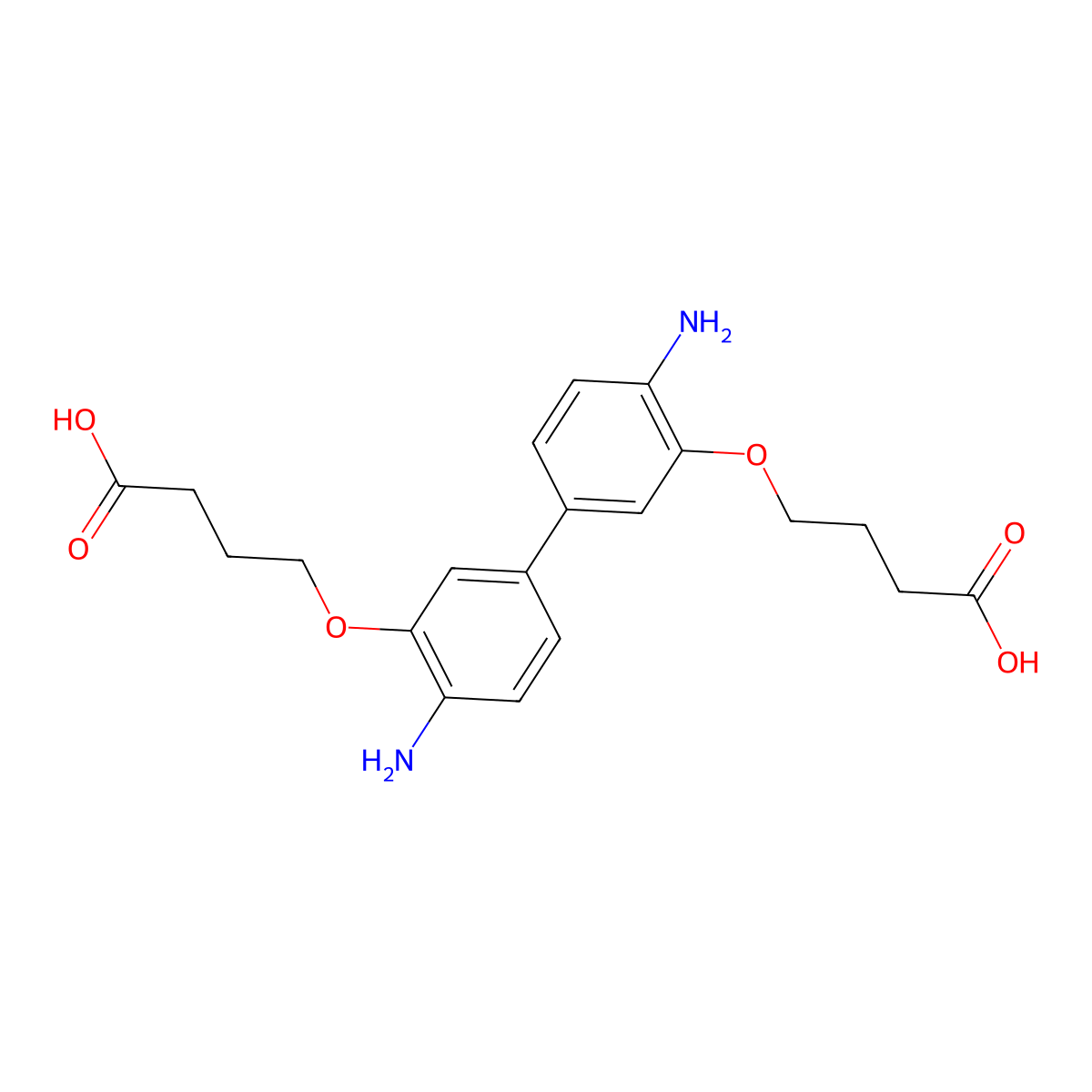 Dicarboxidine molecular structure, CAS 34915-18-9
