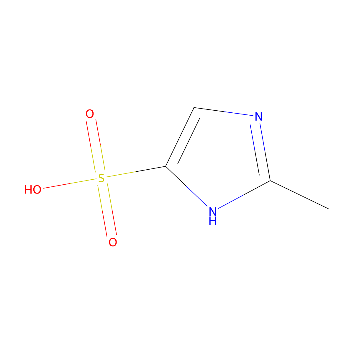 2-Methyl-1H-imidazole-5-sulfonic Acid molecular structure, CAS 34916-84-2