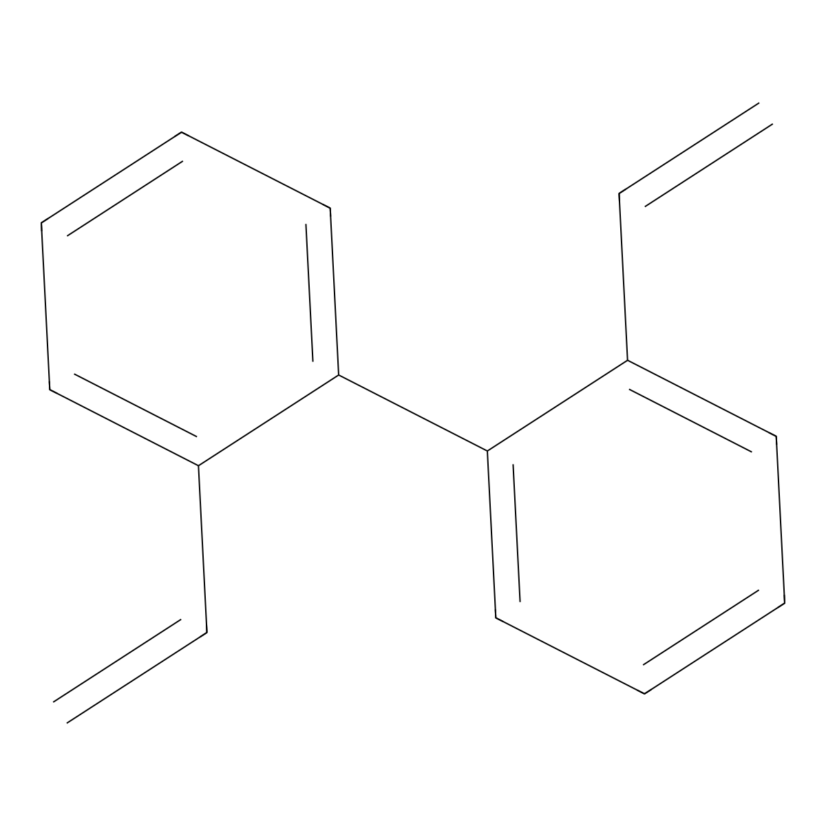 1,1'-Biphenyl, 2,2'-diethenyl- molecular structure, CAS 34919-47-6