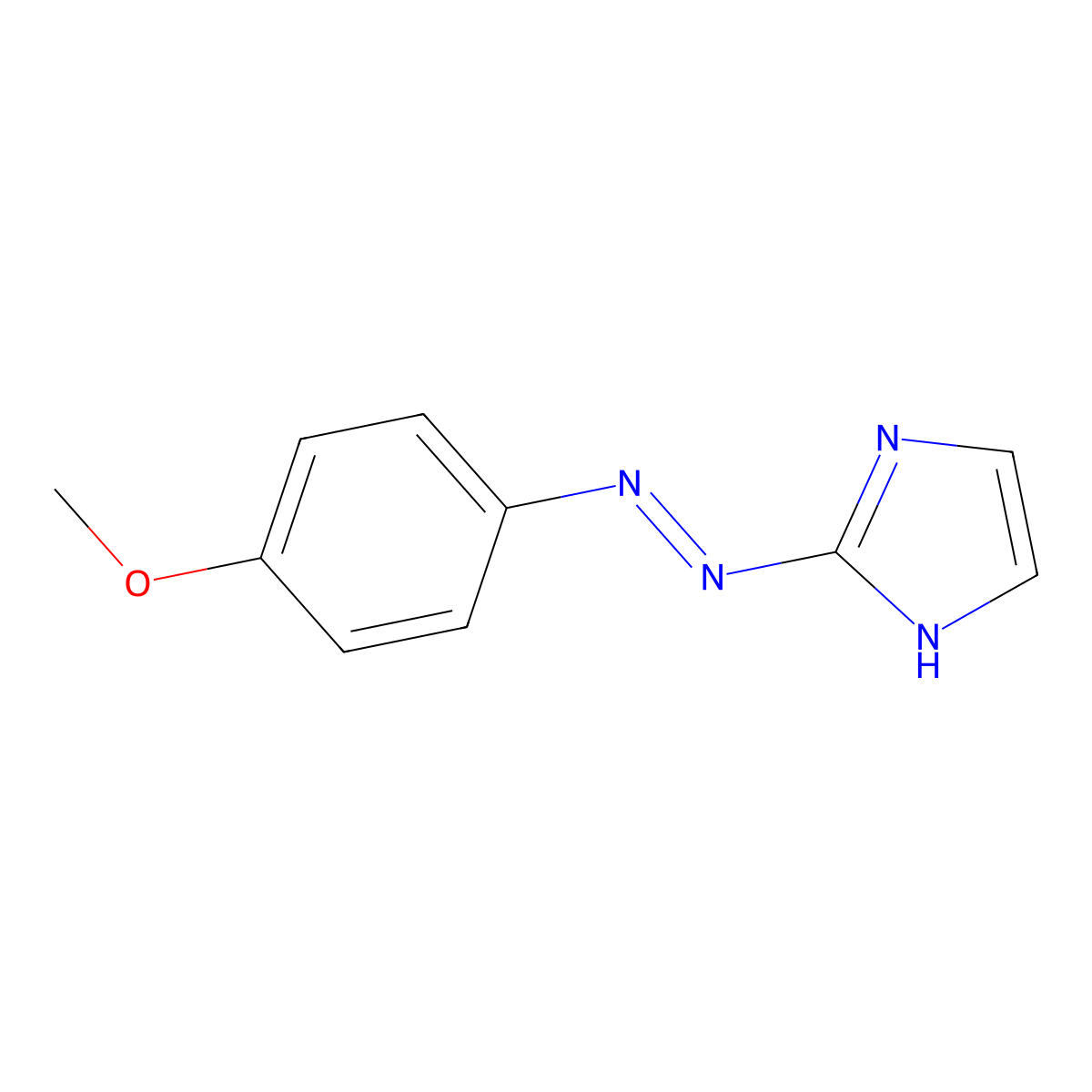 2-[2-(4-Methoxyphenyl)hydrazinylidene]-2H-imidazole molecular structure, CAS 34938-50-6