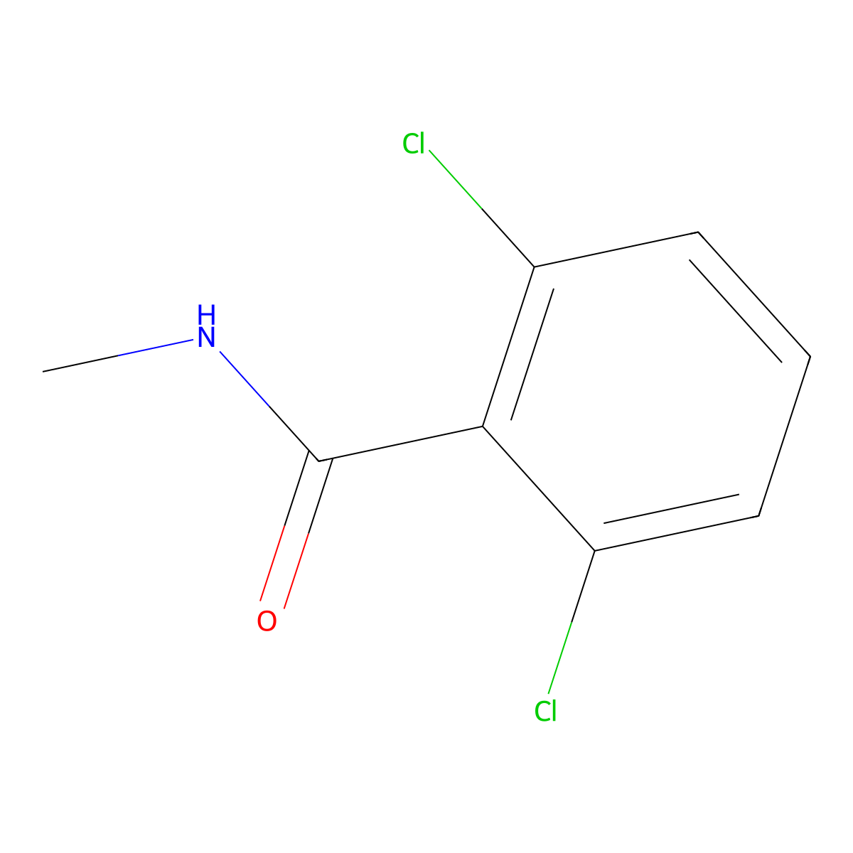 2,6-dichloro-N-methylbenzamide molecular structure, CAS 349395-57-9