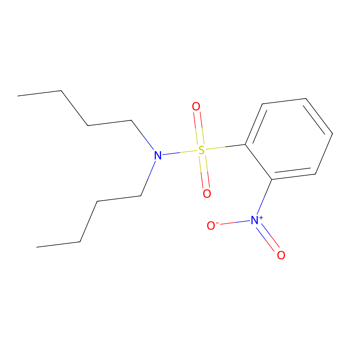 N,N-dibutyl-2-nitrobenzenesulfonamide molecular structure, CAS 349397-42-8