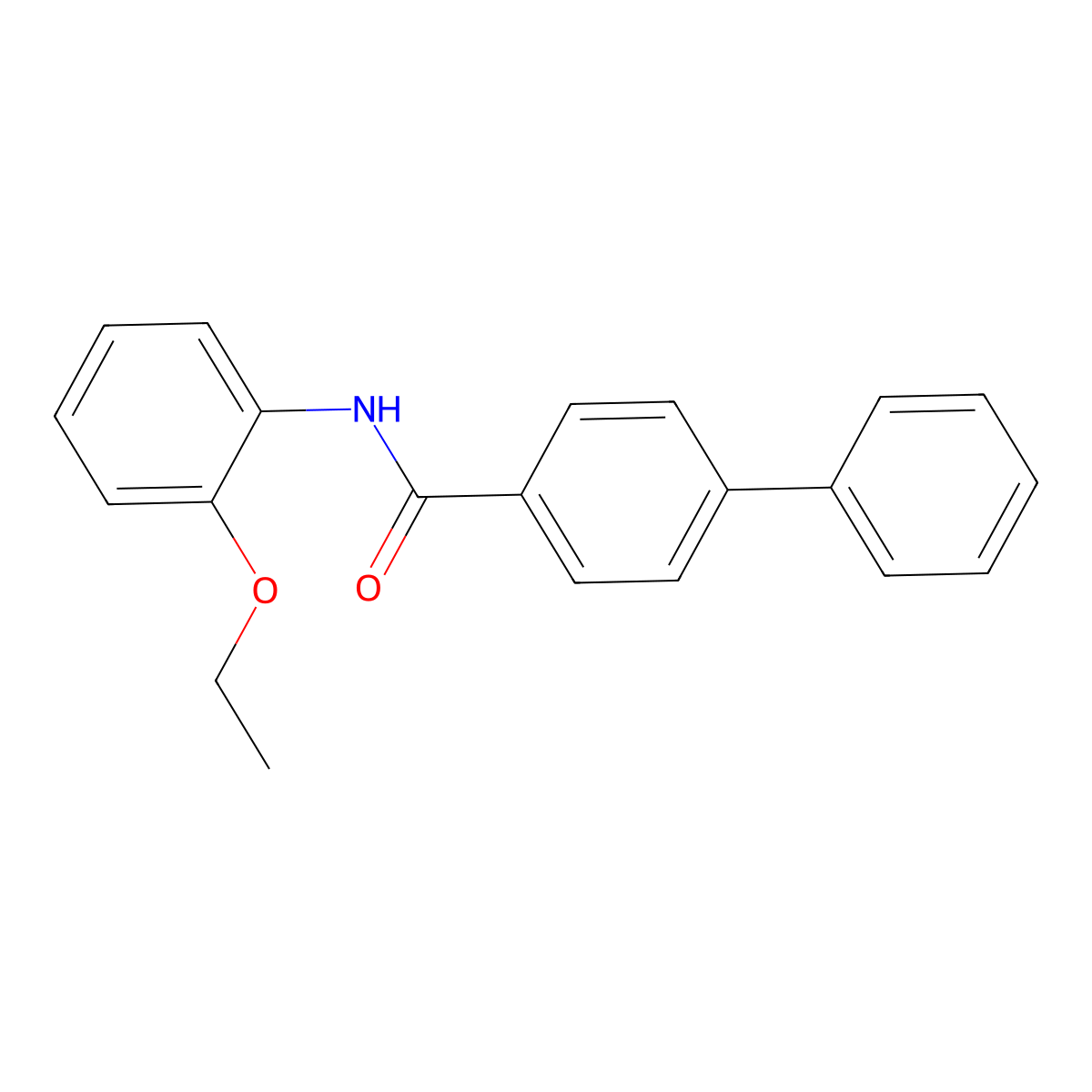 N-(2-ethoxyphenyl)[1,1'-biphenyl]-4-carboxamide molecular structure, CAS 349399-07-1