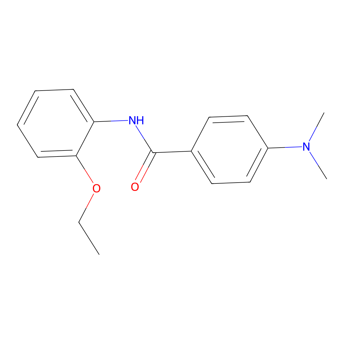 4-(Dimethylamino)-N-(2-ethoxyphenyl)benzamide molecular structure, CAS 349399-16-2
