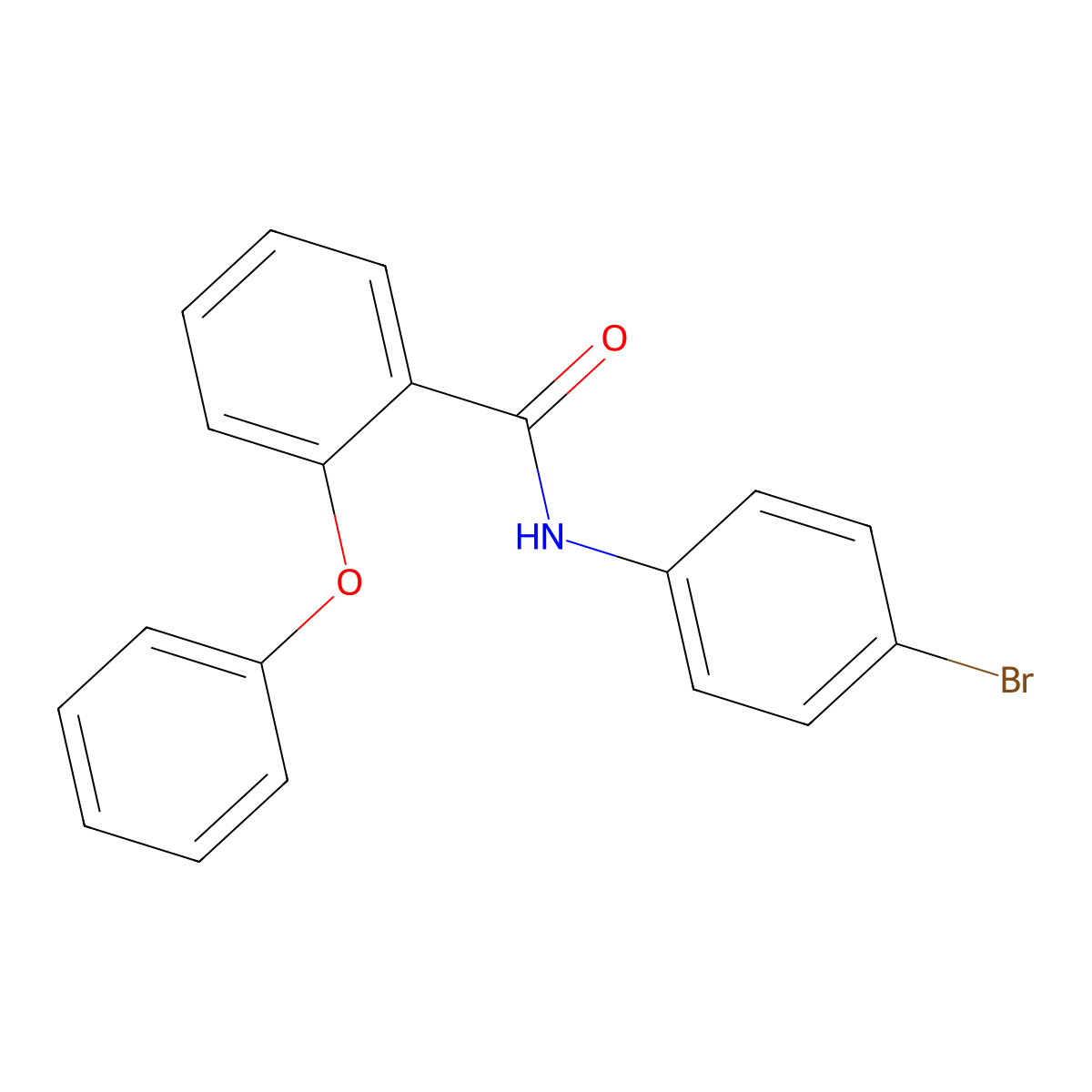 N-(4-bromophenyl)-2-phenoxybenzamide molecular structure, CAS 349399-96-8