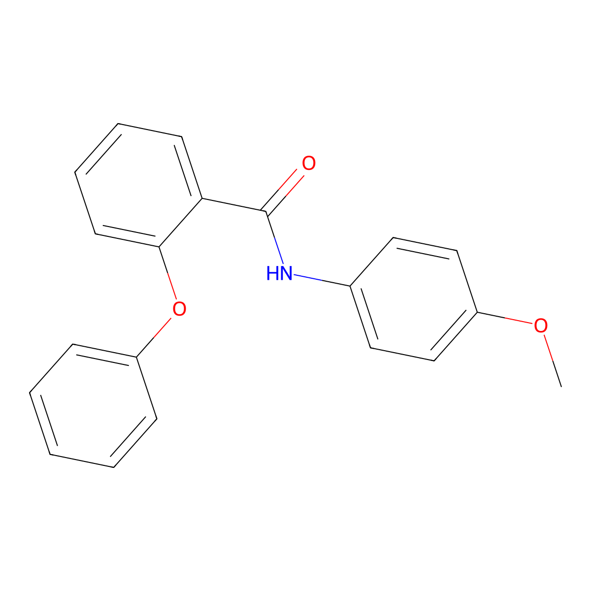 N-(4-methoxyphenyl)-2-phenoxybenzamide molecular structure, CAS 349399-98-0