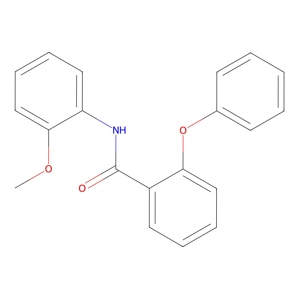 N-(2-methoxyphenyl)-2-phenoxybenzamide molecular structure, CAS 349400-00-6