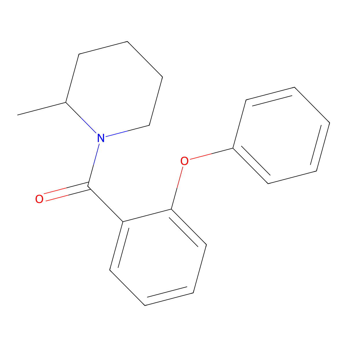 (2-Methylpiperidin-1-yl)(2-phenoxyphenyl)methanone molecular structure, CAS 349400-07-3