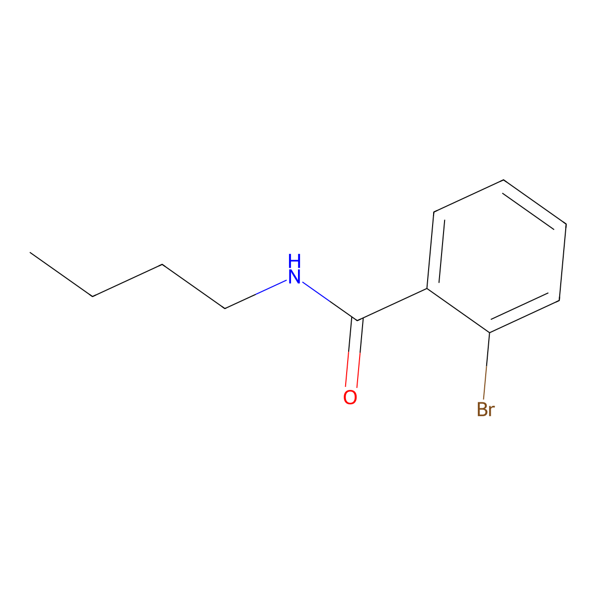 N-Butyl 2-bromobenzamide molecular structure, CAS 349403-39-0