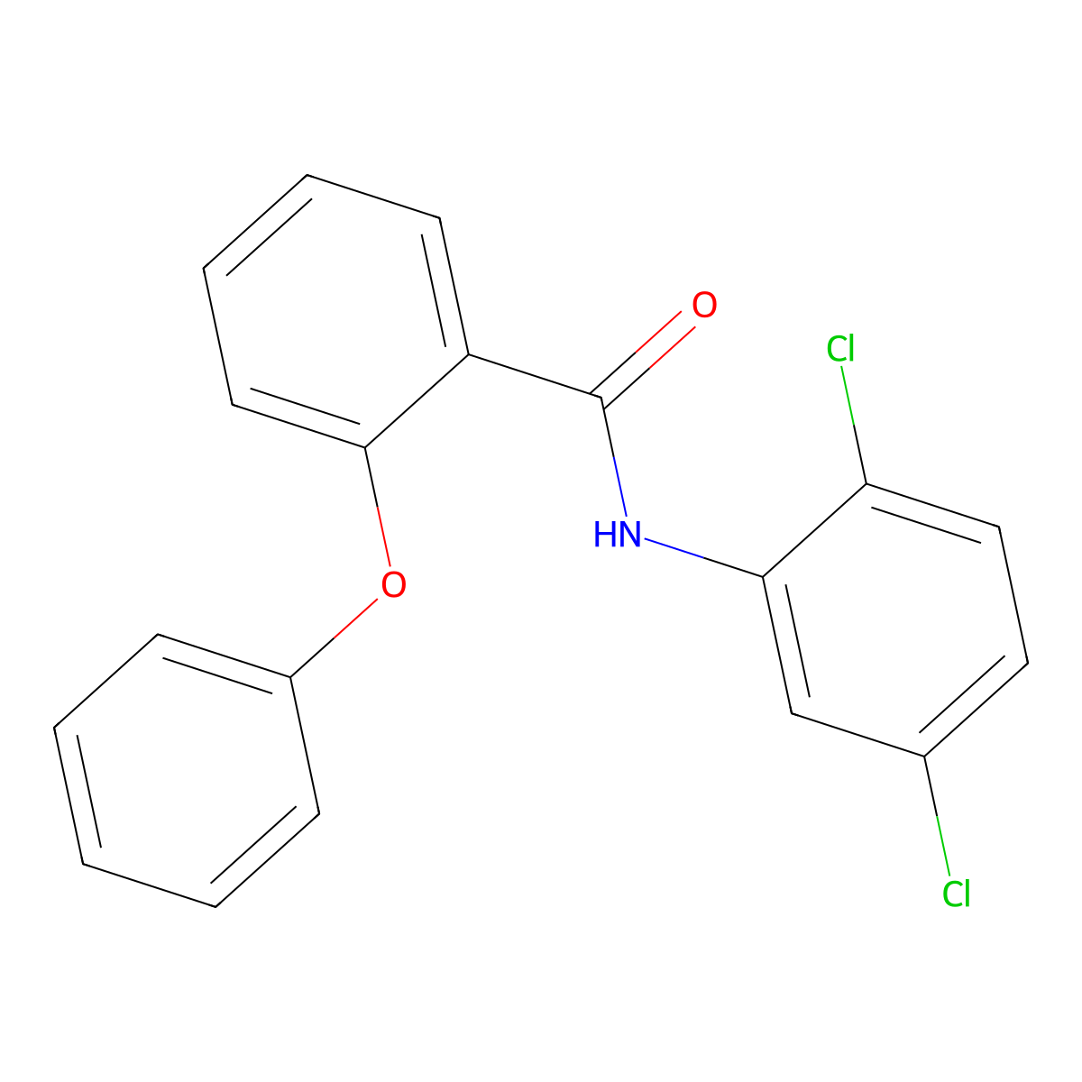 N-(2,5-dichlorophenyl)-2-phenoxybenzamide molecular structure, CAS 349413-47-4
