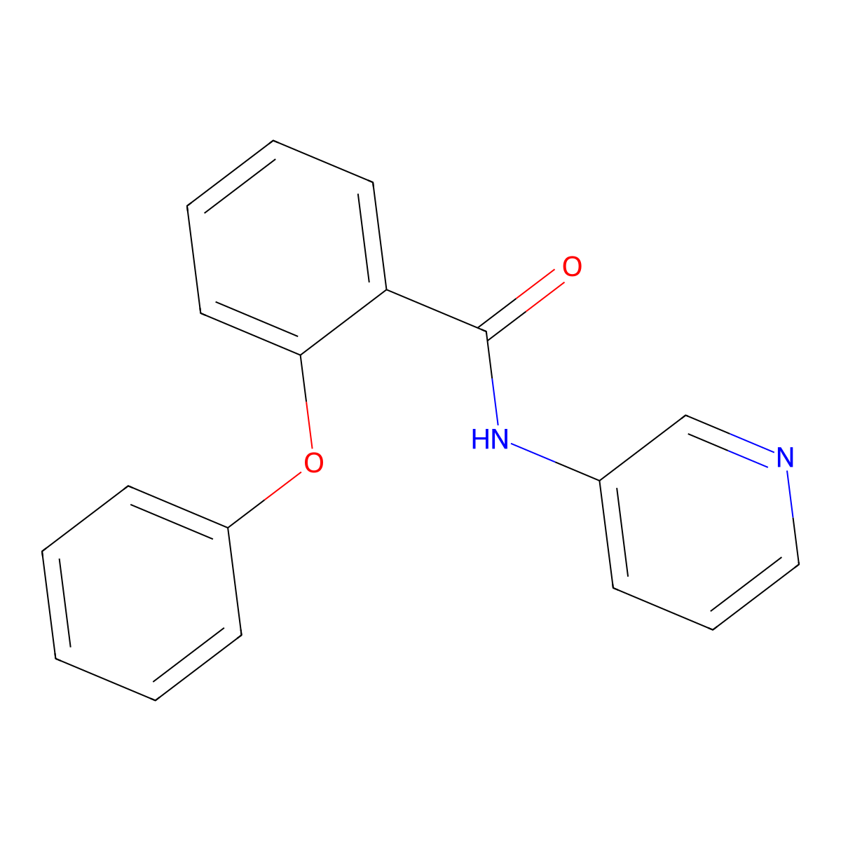 2-phenoxy-N-pyridin-3-ylbenzamide molecular structure, CAS 349414-32-0