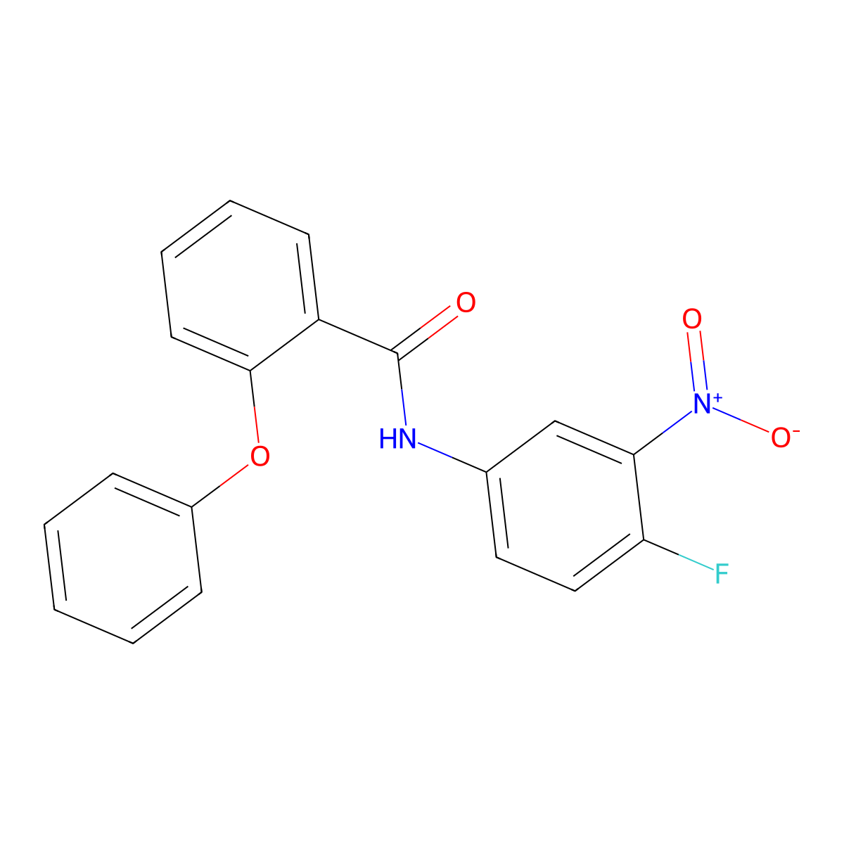 N-(4-fluoro-3-nitrophenyl)-2-phenoxybenzamide molecular structure, CAS 349414-43-3