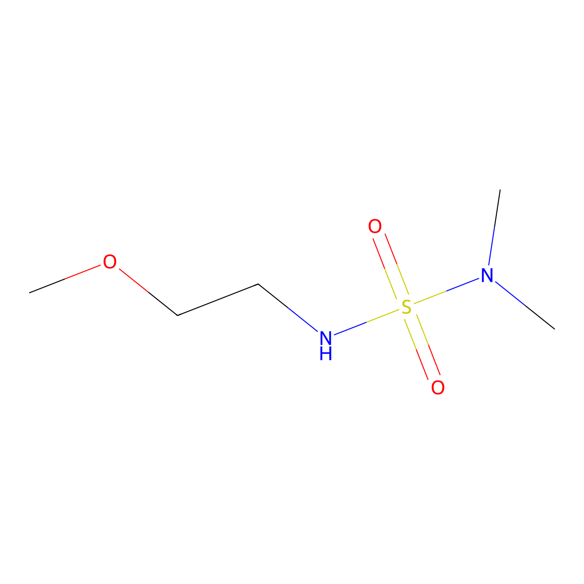[(2-Methoxyethyl)sulfamoyl]dimethylamine molecular structure, CAS 349420-95-7