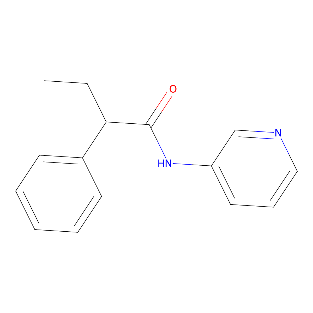 2-phenyl-N-pyridin-3-ylbutanamide molecular structure, CAS 349432-04-8