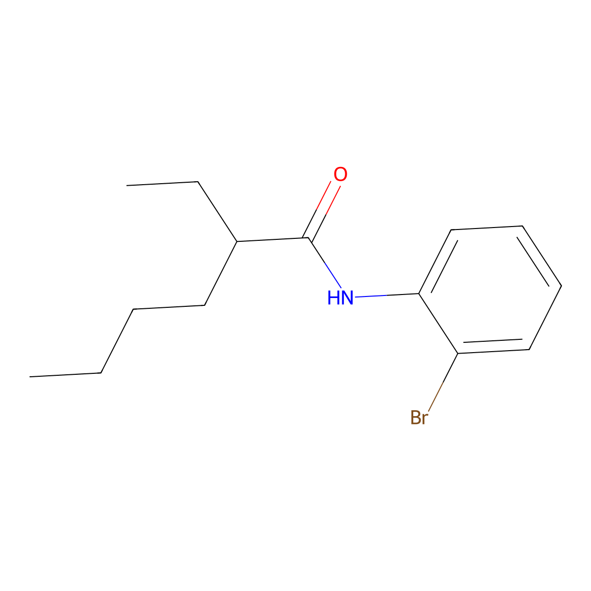 N-(2-bromophenyl)-2-ethylhexanamide molecular structure, CAS 349442-90-6