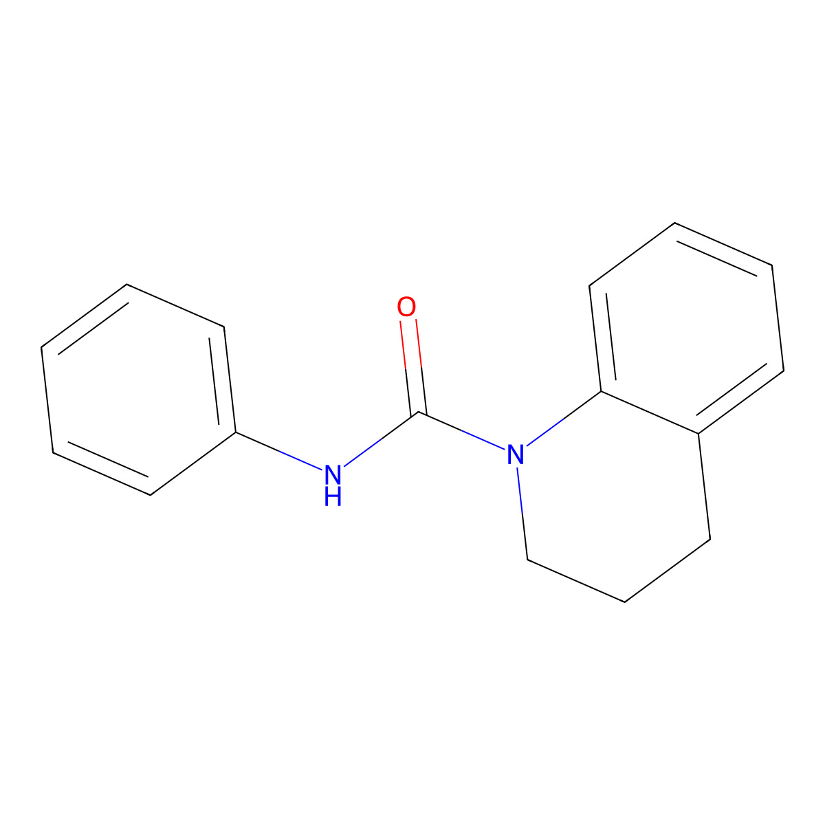 N-phenyl-1,2,3,4-tetrahydroquinoline-1-carboxamide molecular structure, CAS 349454-54-2