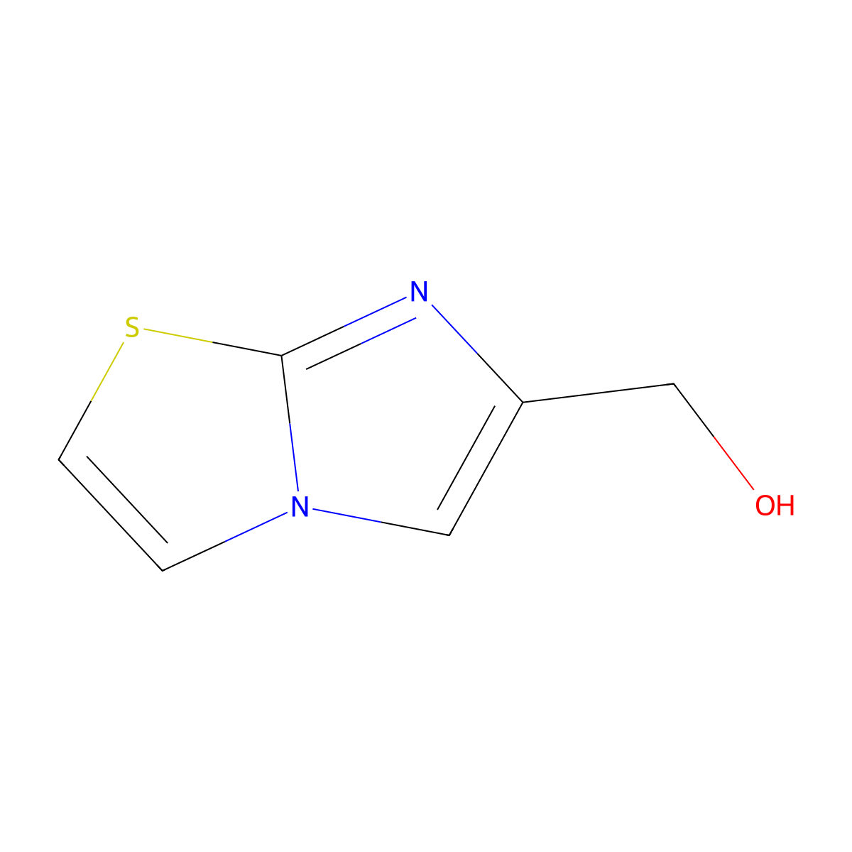 Imidazo[2,1-b]thiazol-6-ylmethanol molecular structure, CAS 349480-74-6