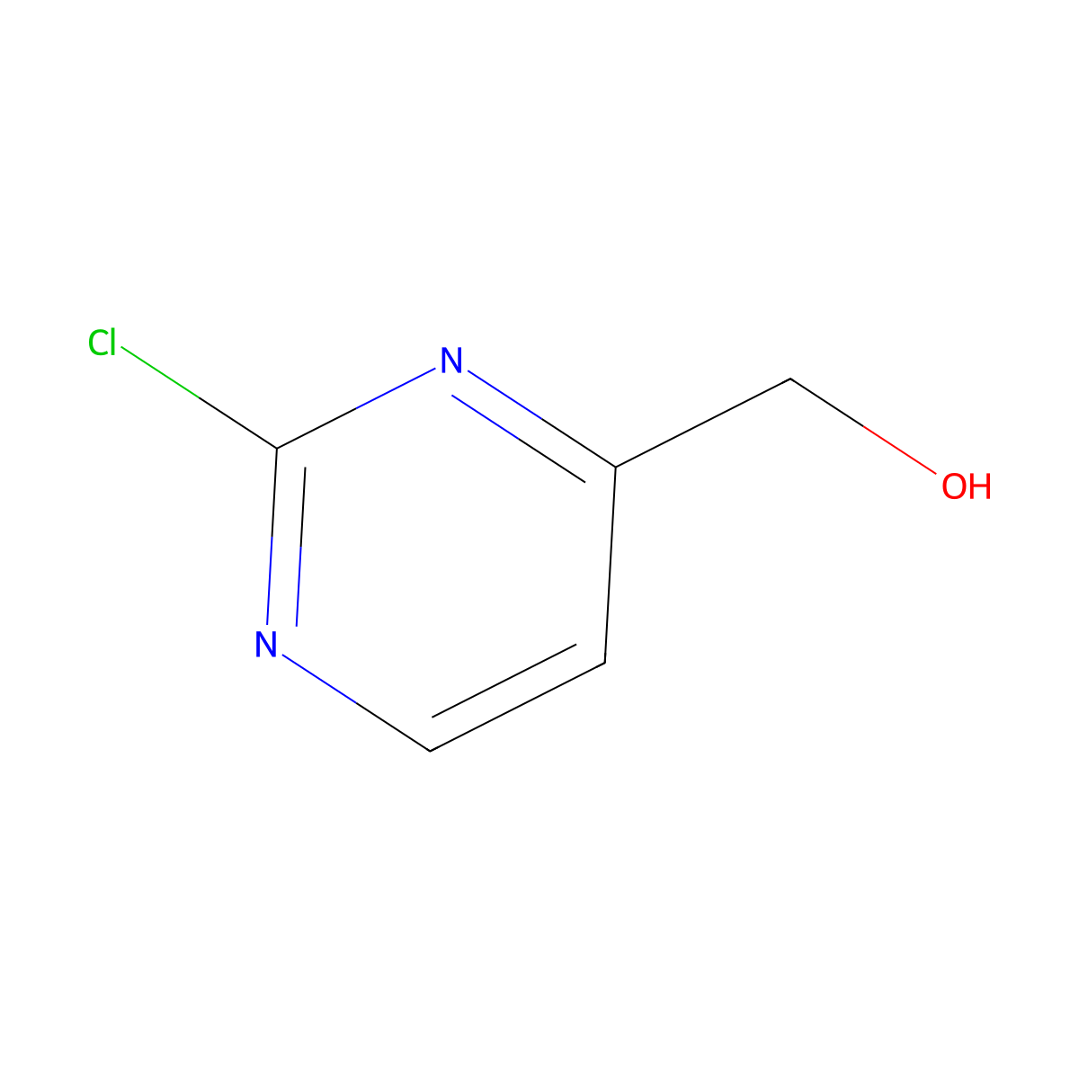 (2-Chloropyrimidin-4-yl)methanol molecular structure, CAS 34953-87-2