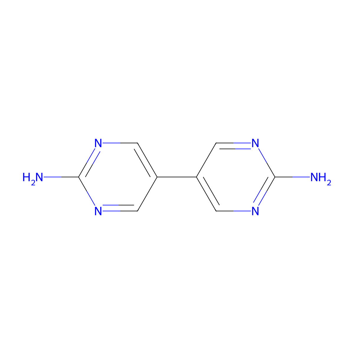 [5,5'-Bipyrimidine]-2,2'-diamine molecular structure, CAS 34954-15-9