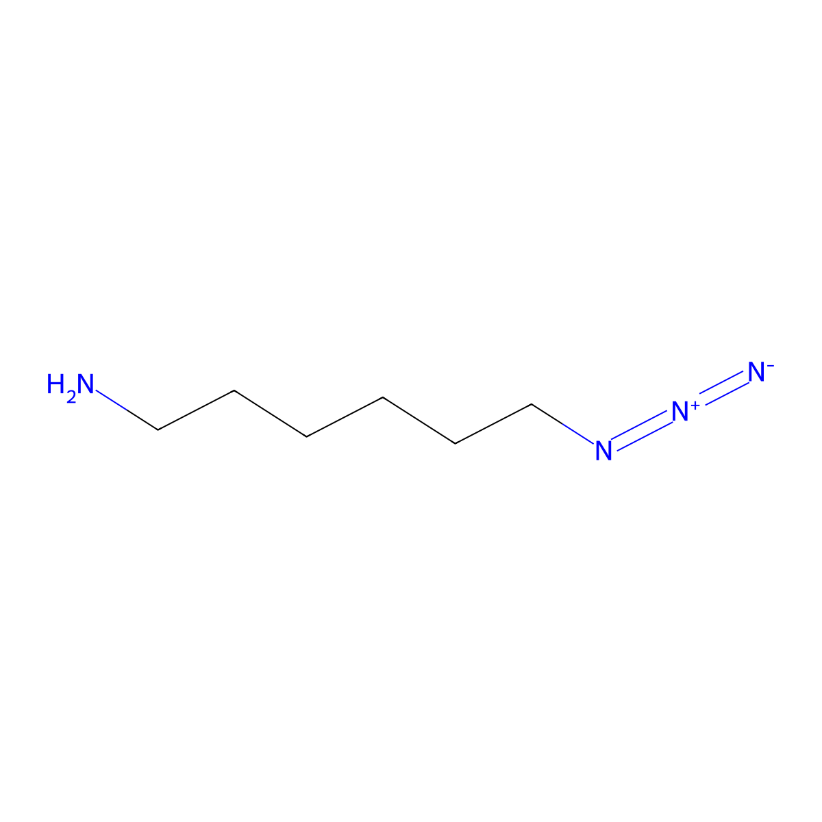 6-Azido-hexylamine molecular structure, CAS 349553-73-7