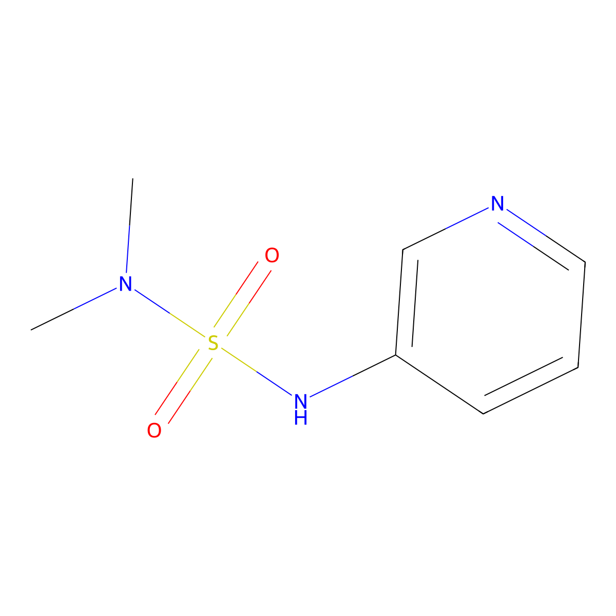 3-(Dimethylsulfamoylamino)pyridine molecular structure, CAS 349573-40-6
