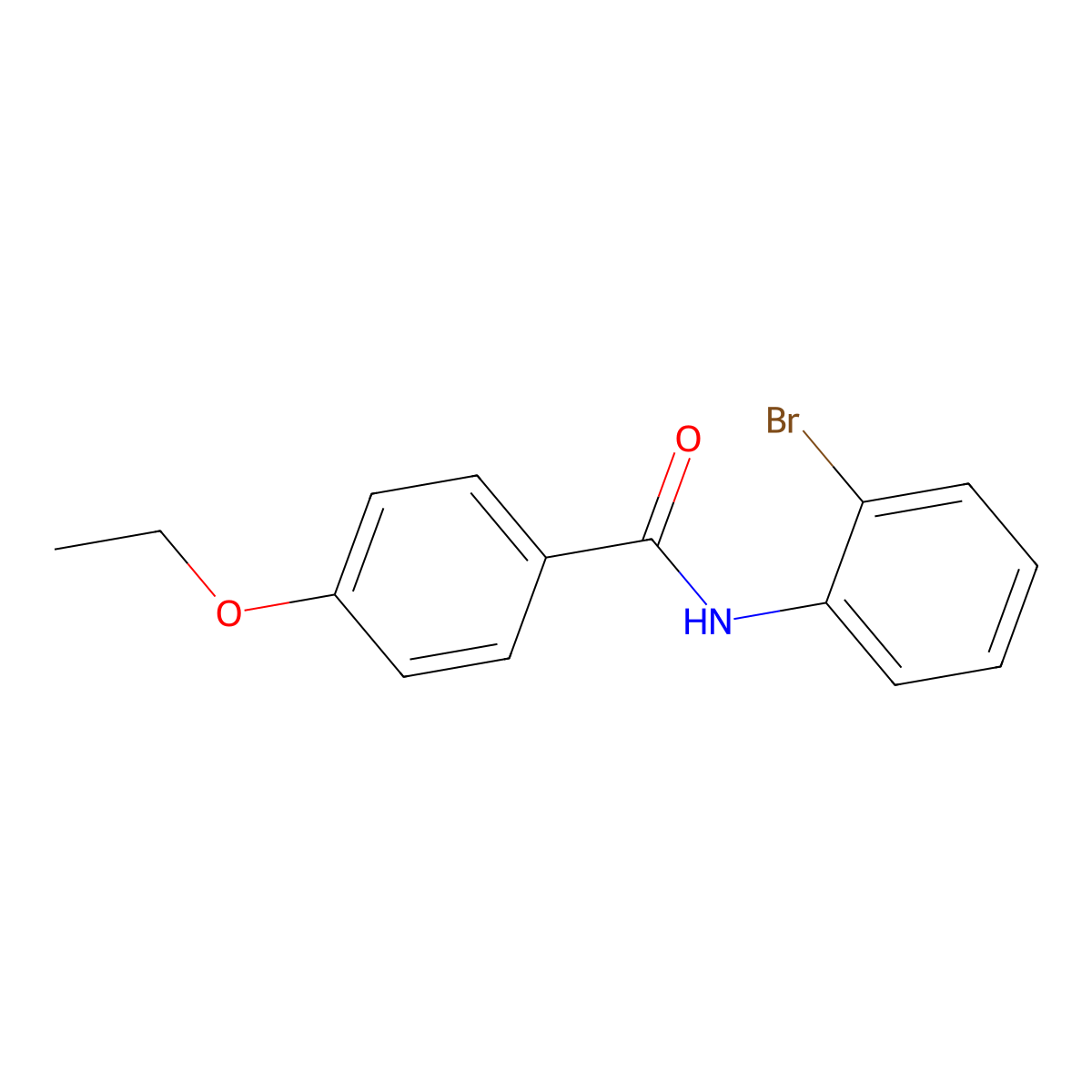 N-(2-bromophenyl)-4-ethoxybenzamide molecular structure, CAS 349619-26-7