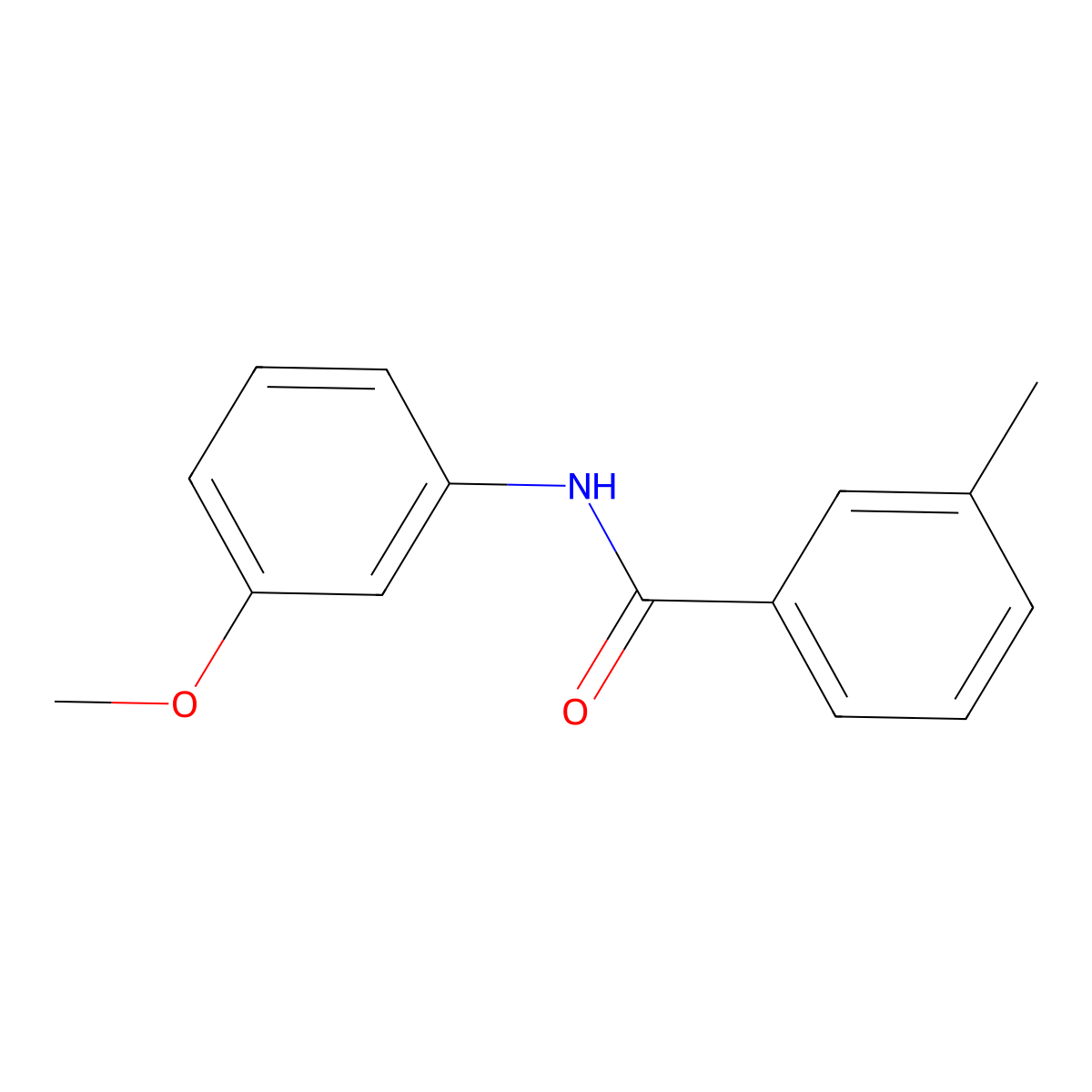 N-(3-methoxyphenyl)-3-methylbenzamide molecular structure, CAS 349637-94-1
