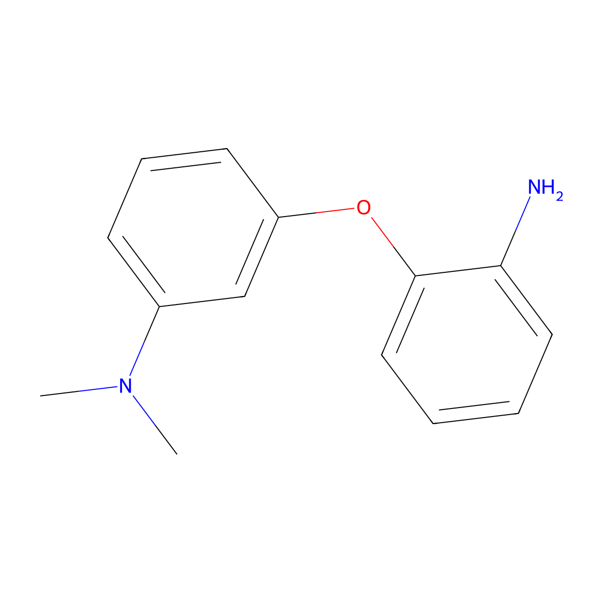 2-[3-(Dimethylamino)phenoxy]aniline molecular structure, CAS 349667-74-9