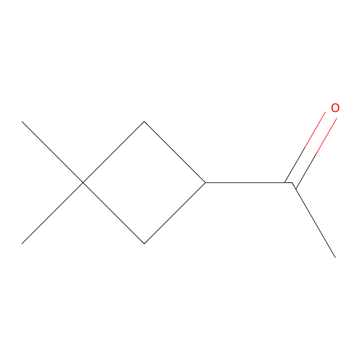 1-(3,3-Dimethylcyclobutyl)ethan-1-one molecular structure, CAS 34970-17-7