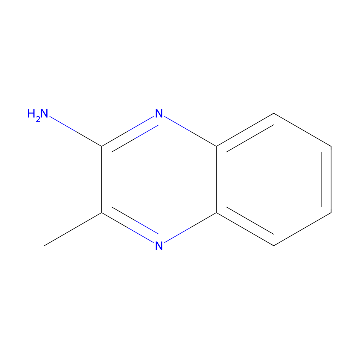 3-Methylquinoxalin-2-amine molecular structure, CAS 34972-22-0