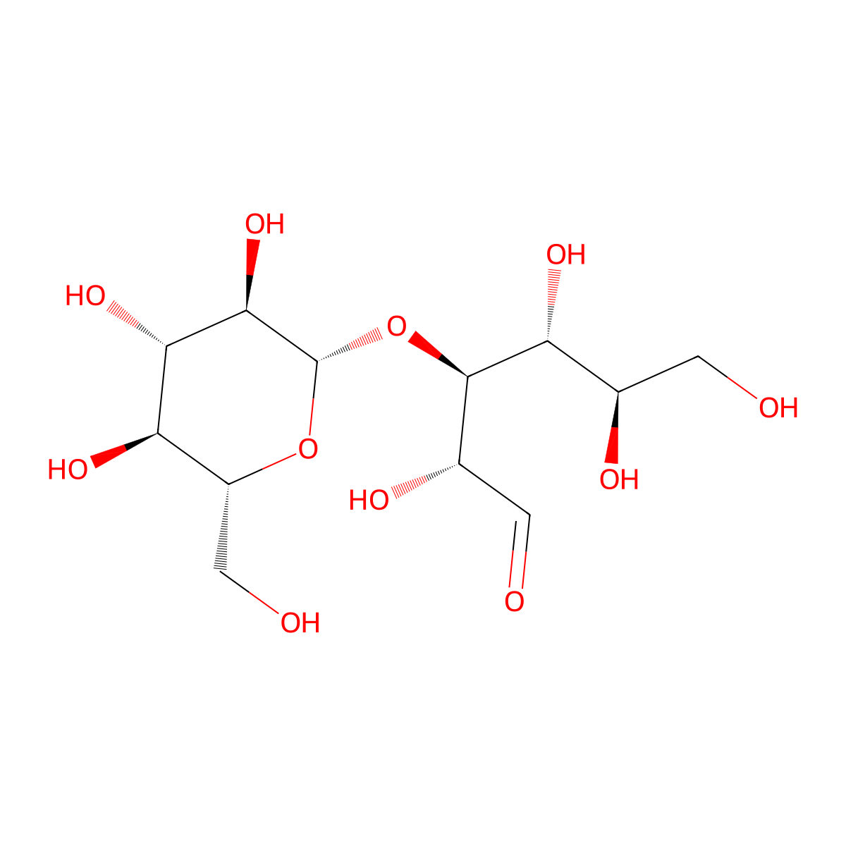 Laminaribiose molecular structure, CAS 34980-39-7
