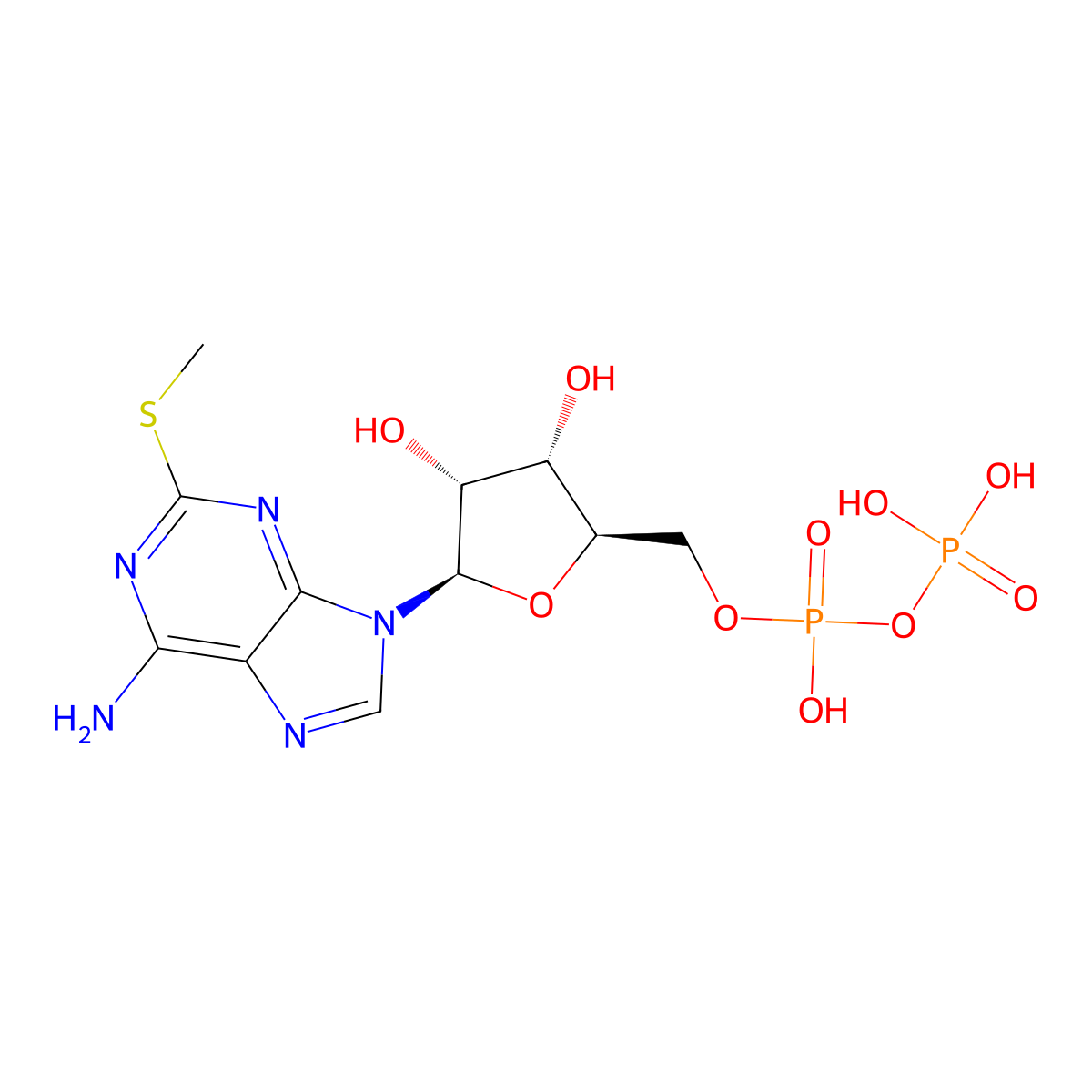 2MeSADP molecular structure, CAS 34983-48-7