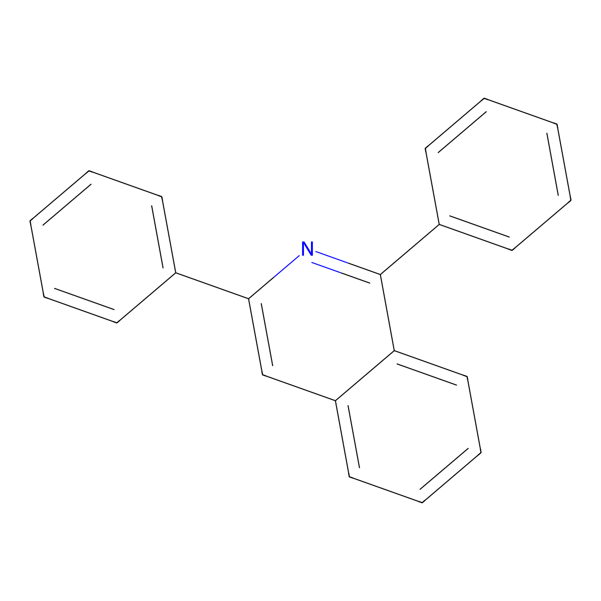 1,3-Diphenylisoquinoline molecular structure, CAS 34987-64-9