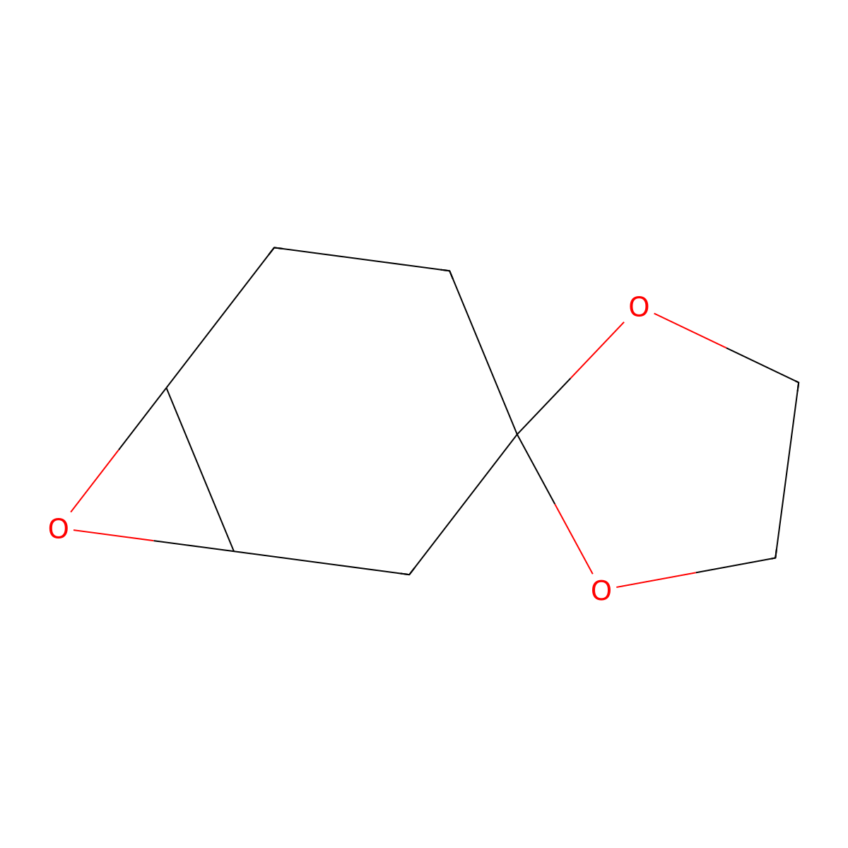 7-Oxaspiro[bicyclo[4.1.0]heptane-3,2'-[1,3]dioxolane] molecular structure, CAS 34989-52-1
