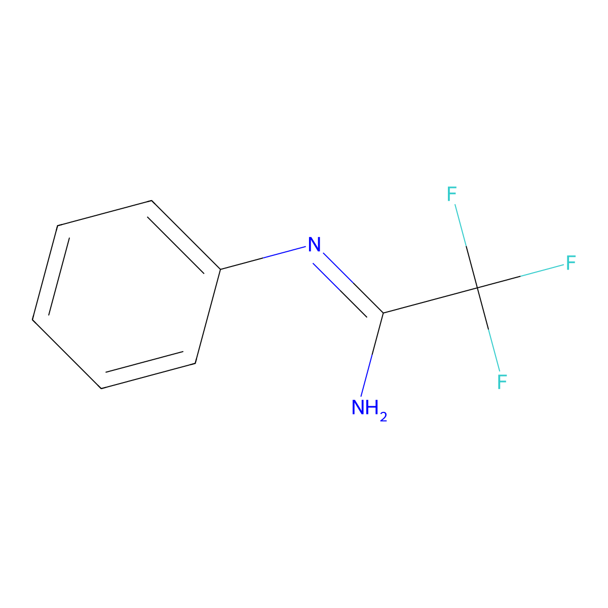 Ethanimidamide, 2,2,2-trifluoro-N-phenyl- molecular structure, CAS 350-93-6