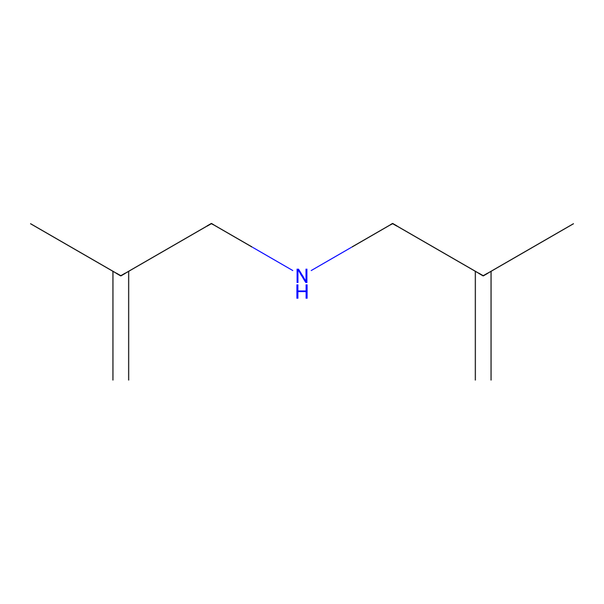 Bis(2-methylprop-2-en-1-yl)amine molecular structure, CAS 35000-15-8
