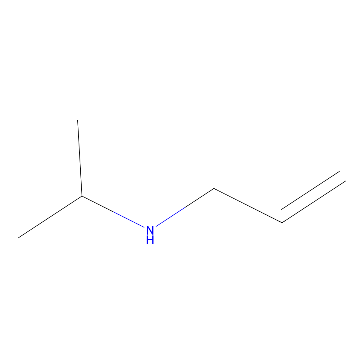 (Prop-2-en-1-yl)(propan-2-yl)amine molecular structure, CAS 35000-22-7
