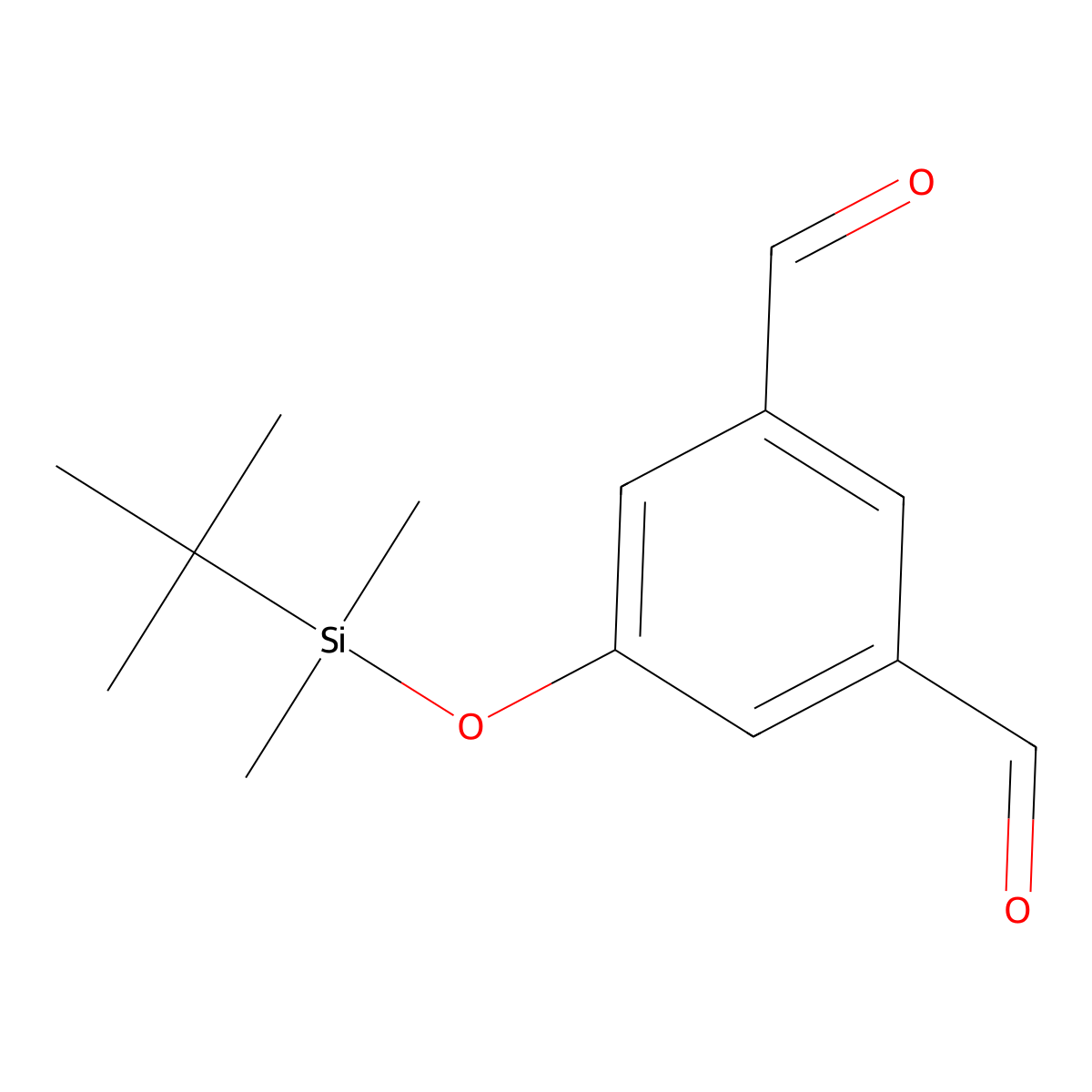 5-(Tert-butyldimethylsilyloxy) isophthalaldehyde molecular structure, CAS 350025-90-0