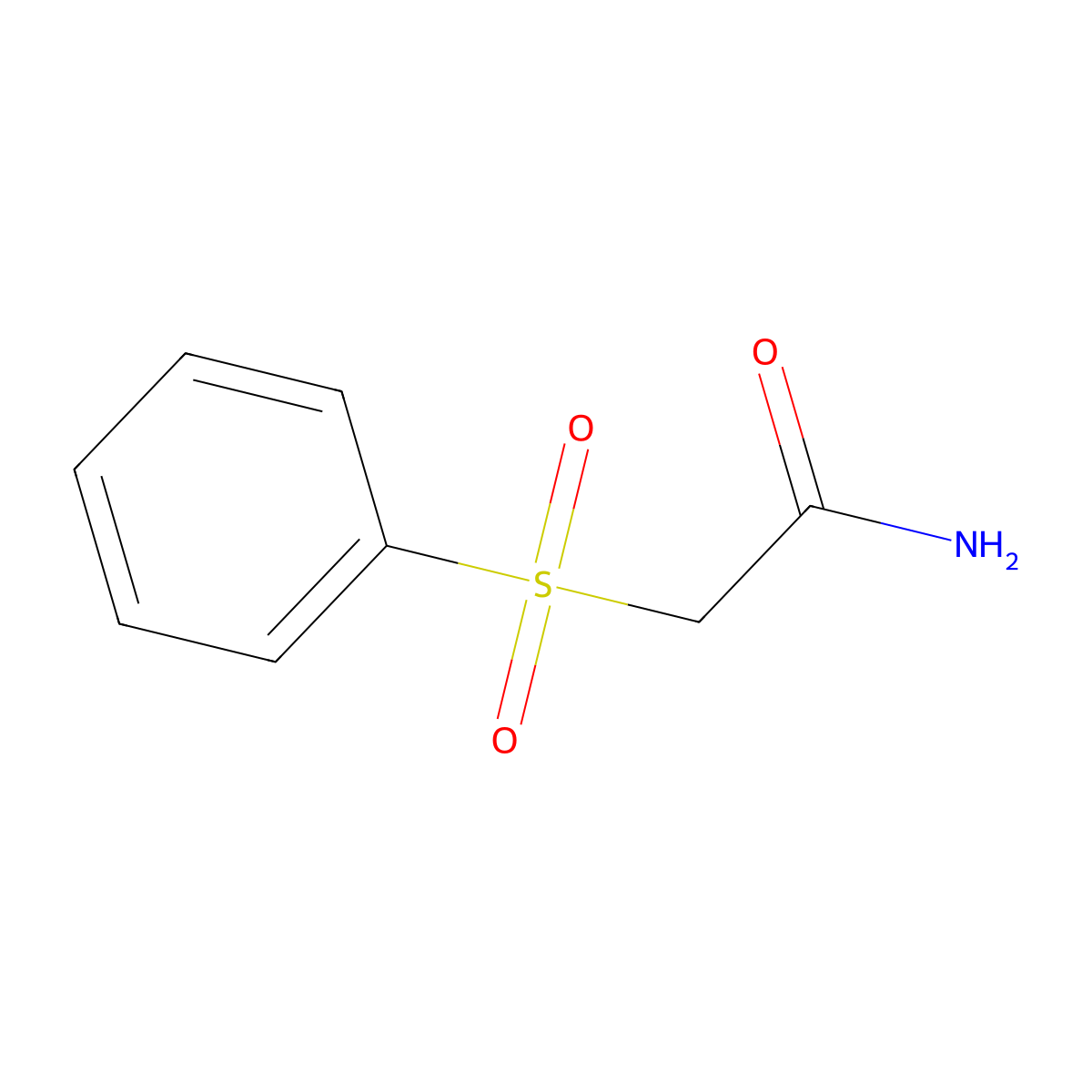 2-(Benzenesulfonyl)acetamide molecular structure, CAS 35008-50-5