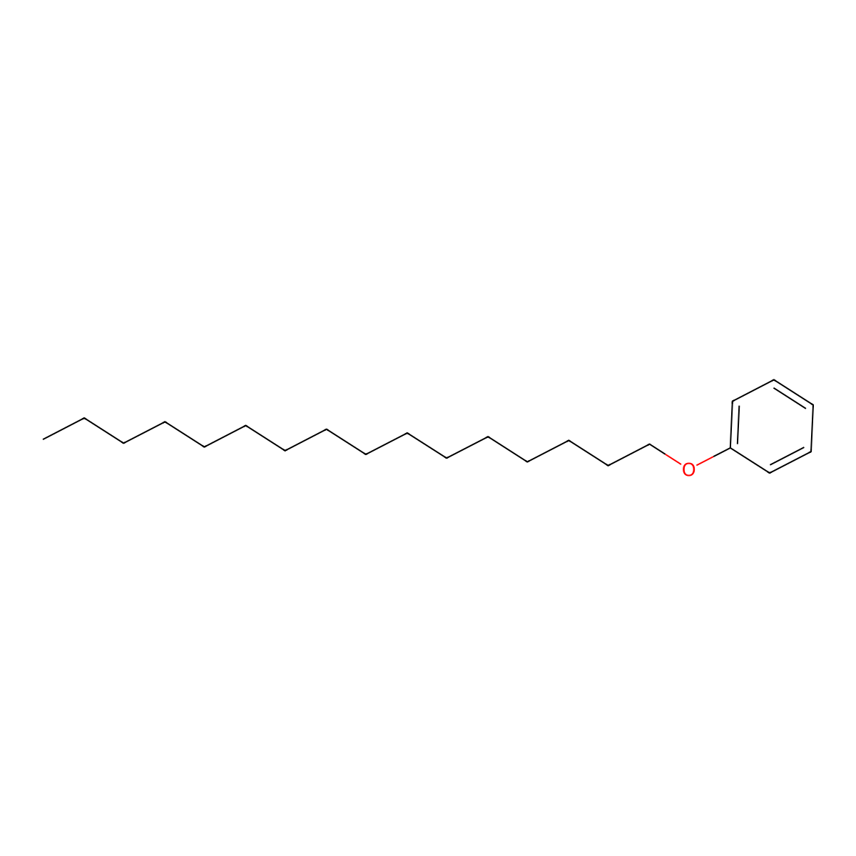 Benzene, (hexadecyloxy)- molecular structure, CAS 35021-70-6