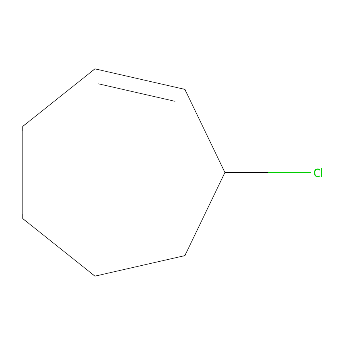 3-Chlorocyclohept-1-ene molecular structure, CAS 35021-99-9