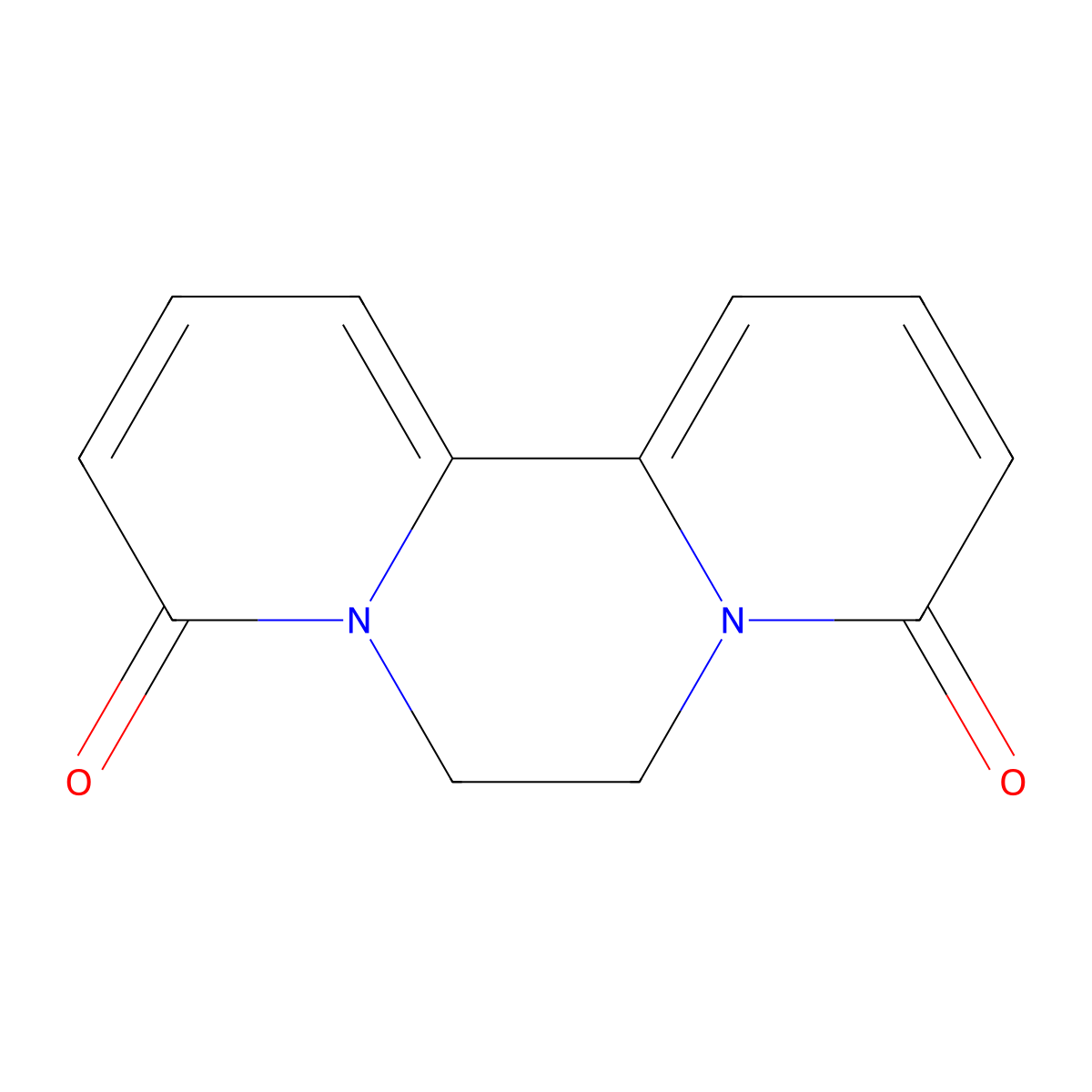 Diquat Dipyridone molecular structure, CAS 35022-72-1