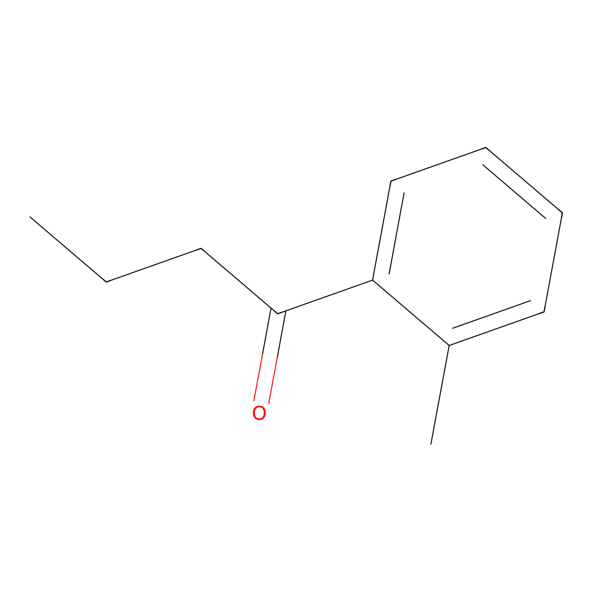 2'-Methylbutyrophenone molecular structure, CAS 35028-06-9