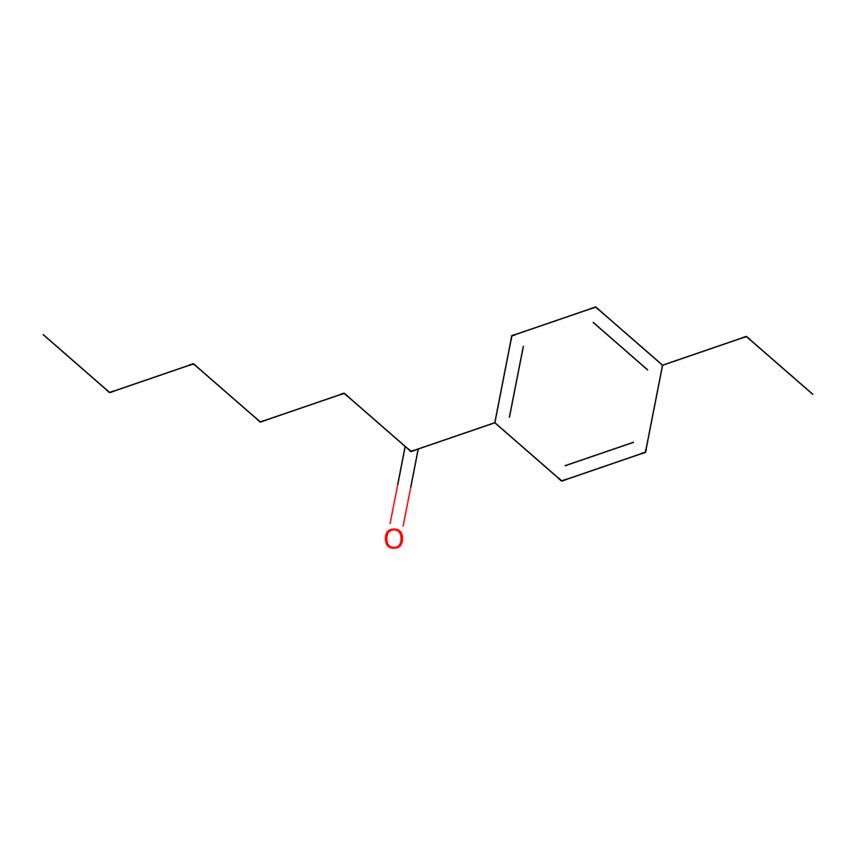 1-(4-Ethylphenyl)hexan-1-one molecular structure, CAS 35028-09-2