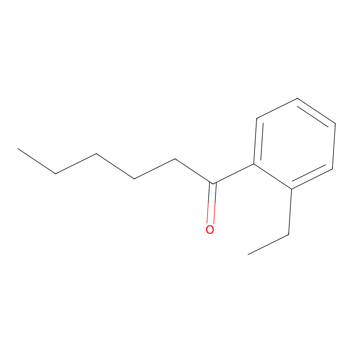1-(2-Ethylphenyl)hexan-1-one molecular structure, CAS 35028-10-5