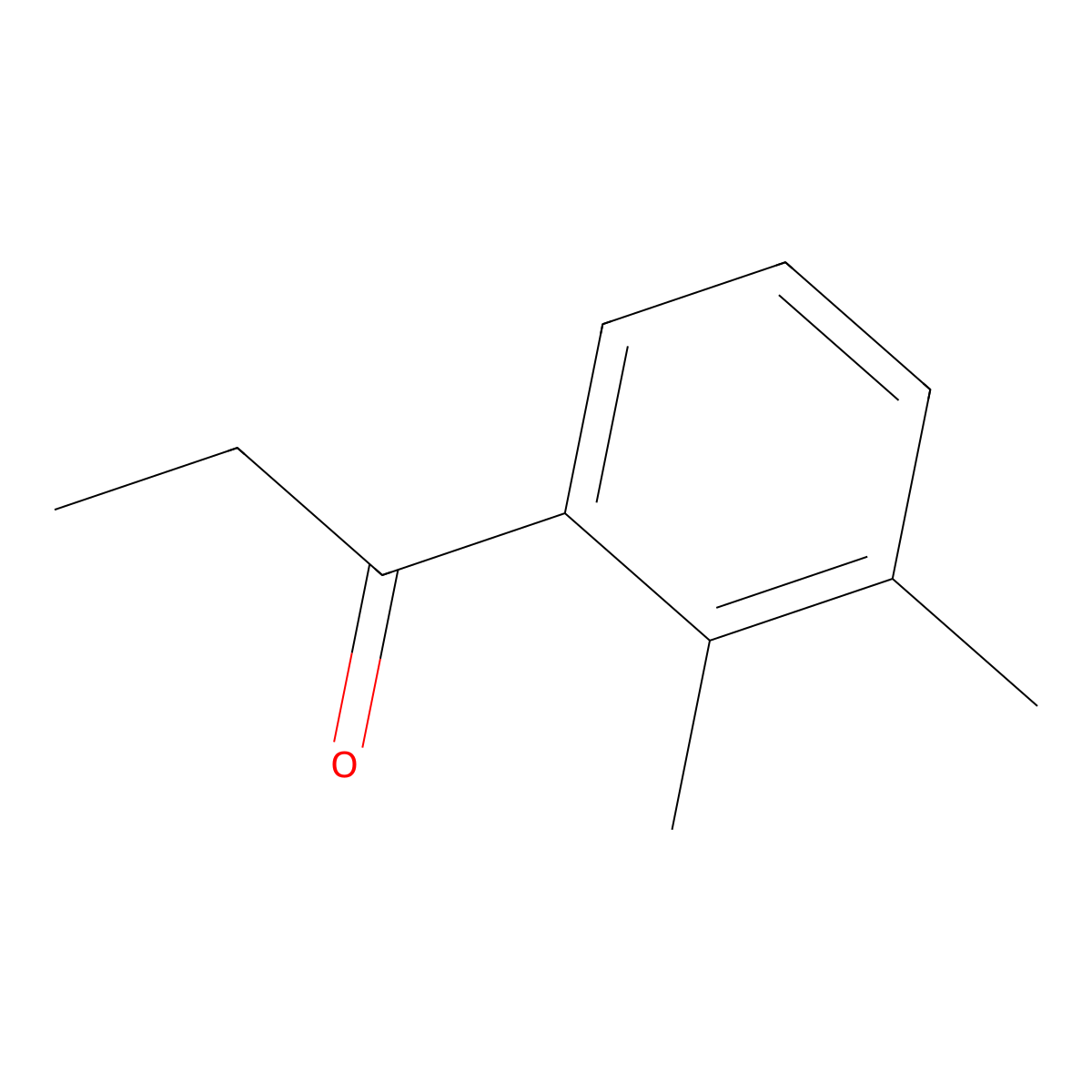 1-(2,3-Dimethylphenyl)propan-1-one molecular structure, CAS 35028-14-9