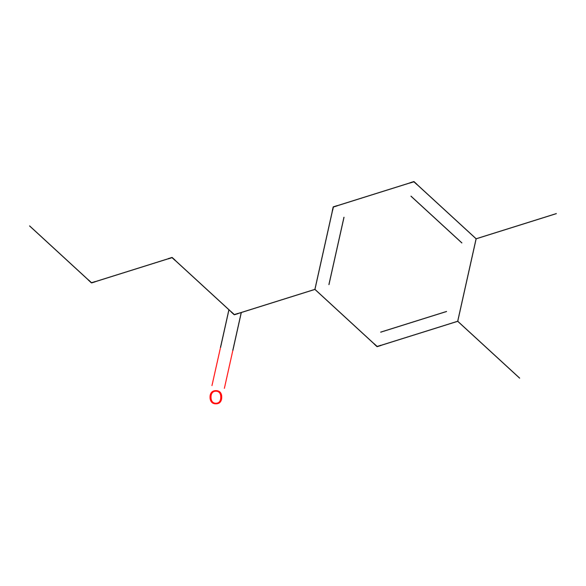 1-(3,4-Dimethylphenyl)butan-1-one molecular structure, CAS 35028-15-0