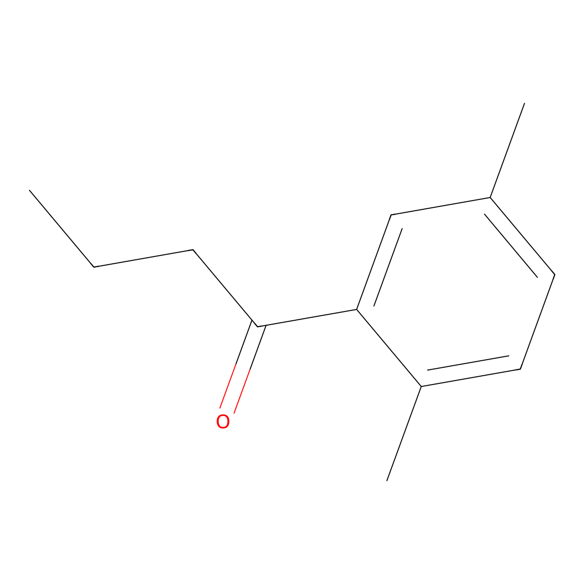 1-(2,5-Dimethylphenyl)butan-1-one molecular structure, CAS 35031-53-9