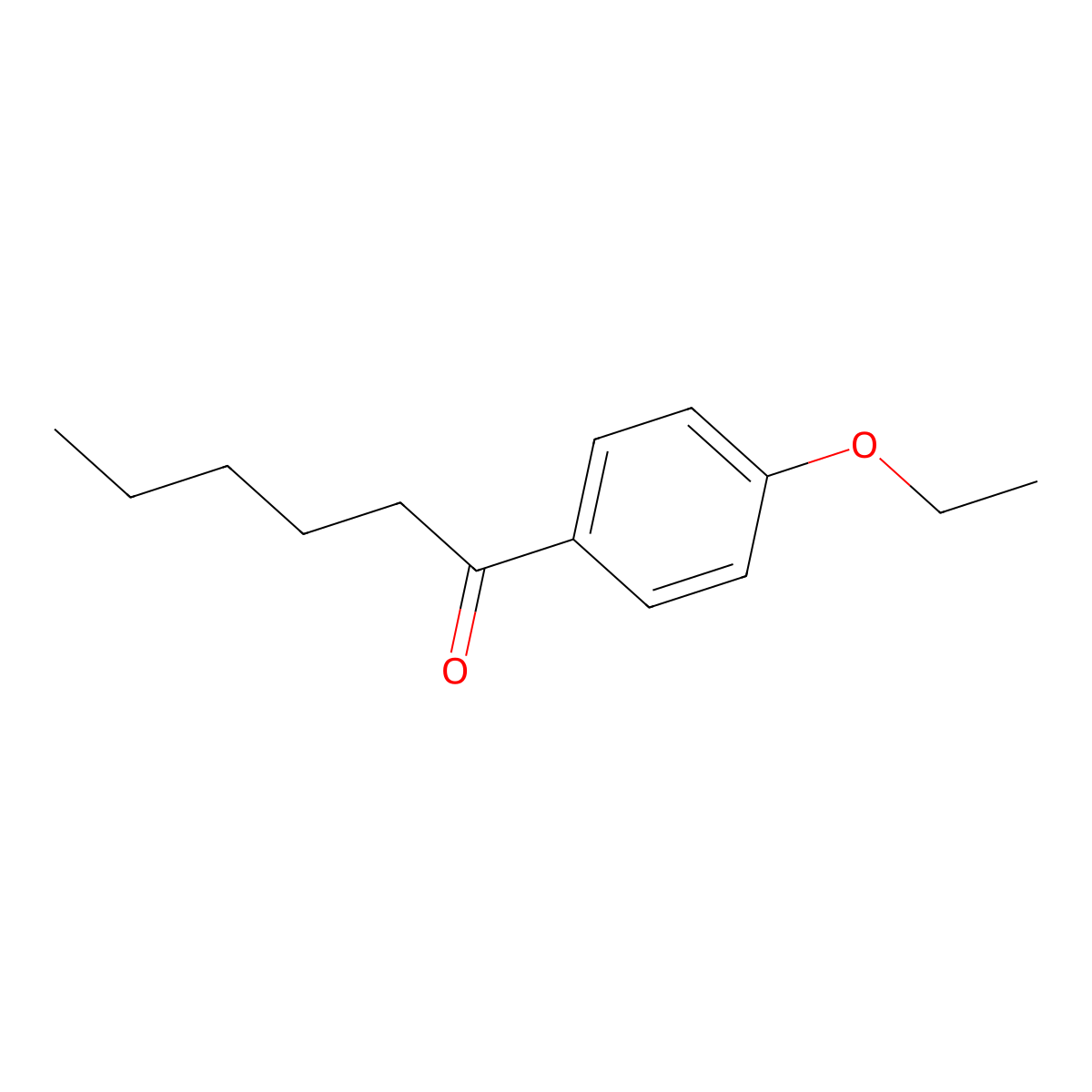 1-(4-Ethoxyphenyl)hexan-1-one molecular structure, CAS 35031-74-4