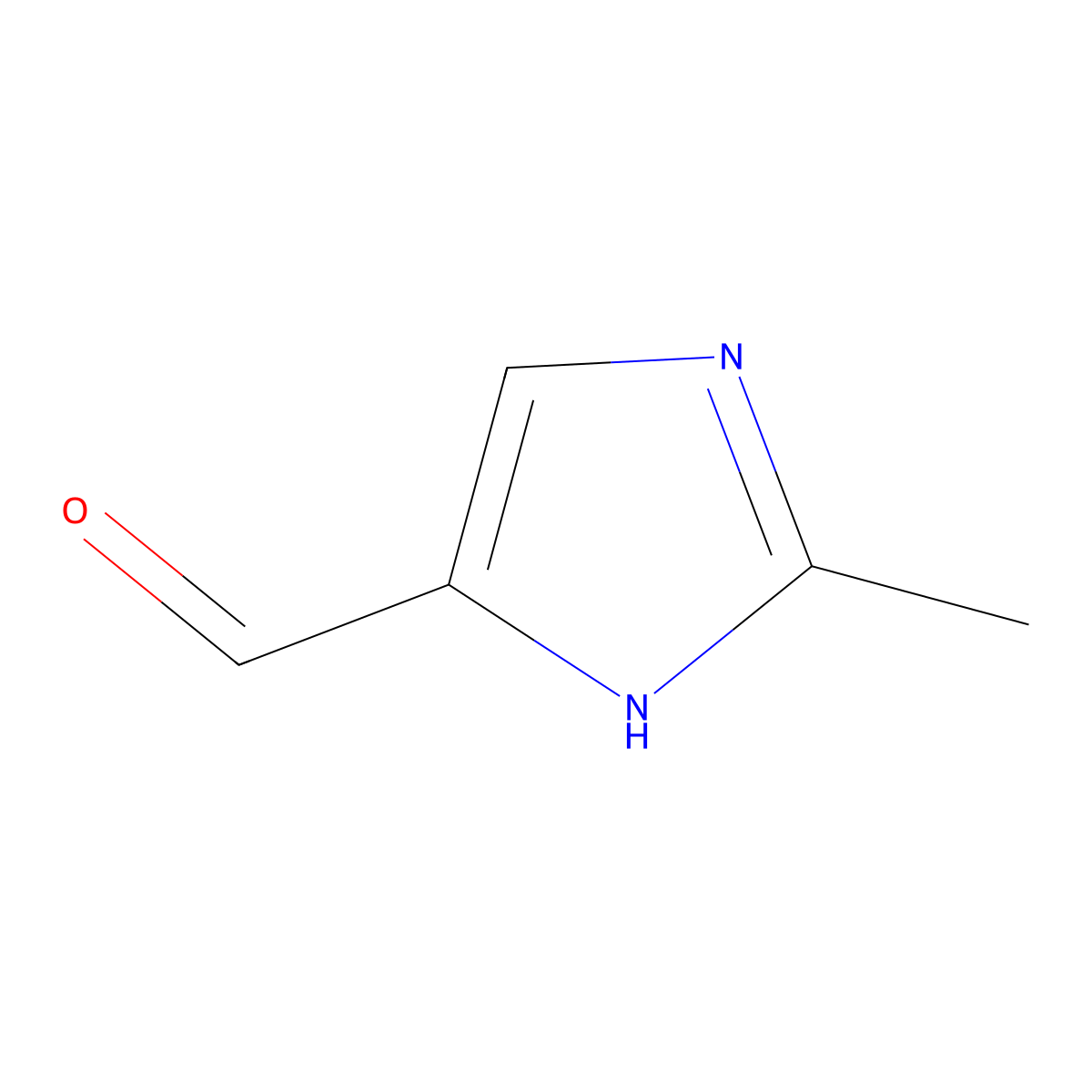 2-Methyl-1H-imidazole-4-carboxaldehyde molecular structure, CAS 35034-22-1